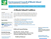 Tablet Screenshot of environmentcouncilri.org